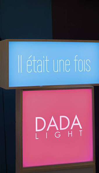 Cadre photo lumineux à personnaliser Dada Light®